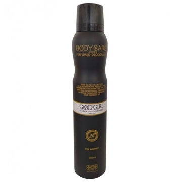 اسپری عطر زنانه گود گرل مشکی بادی کر