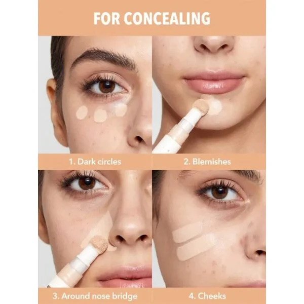 کانسیلر اسفنجی شیگلم مدل COMPLEXION BOOST CONCEALER