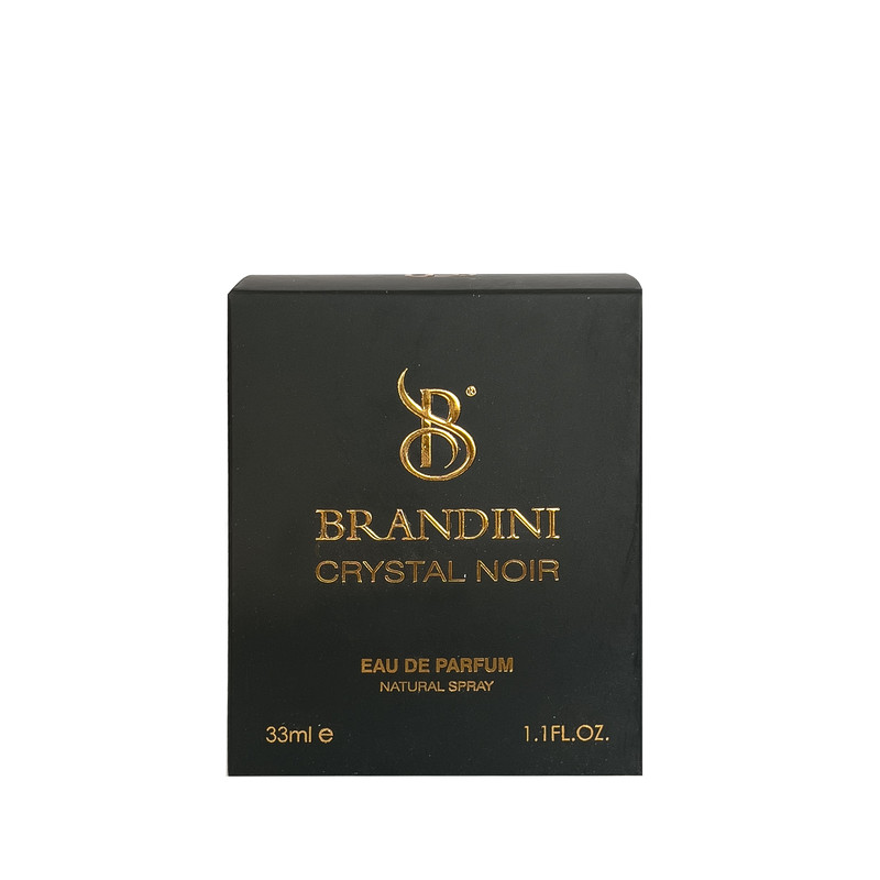 عطر جیبی زنانه برندینی مدل Crystal Noir حجم 33 میلی لیتر