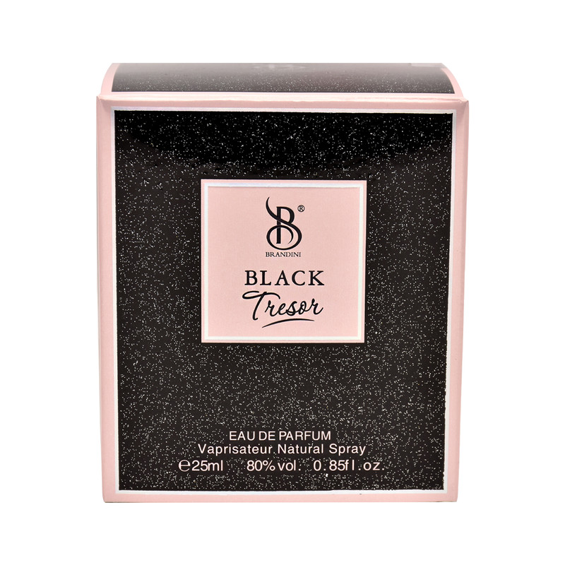 عطر جیبی زنانه برندینی مدل Tresor Black حجم 25 میلی لیتر