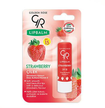 بالم لب توت فرنگی گلدن رز Spf 15