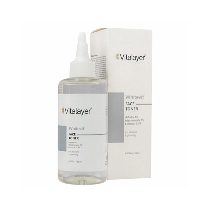 خرید تونر پوست های کدر و مستعد لک Whitevit ویتالیر 200ml