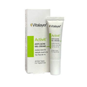 خرید ژل ضد جوش انواع پوست Activit ویتالیر 15ml