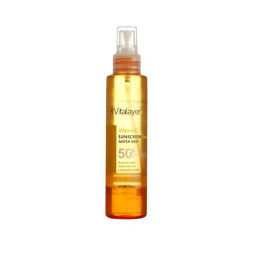 خرید اسپری دو فاز ضد آفتاب حاوی ویتامین سی SPF50 ویتالیر 150ml